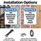 Signmission No Personal Vehicles Beyond This Point OSHA Notice Sign, Plastic, 7in W x 10in L, 2PK OS-2PACK-NS-P-710-V-14741 - alternate 3